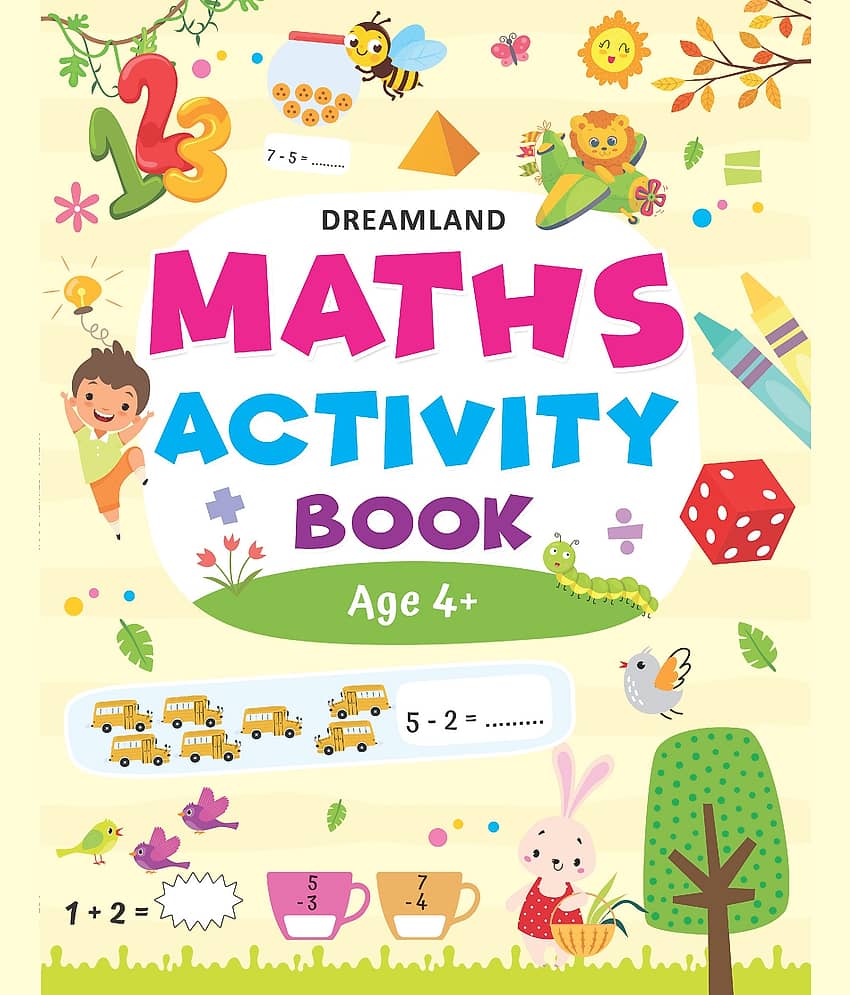 Maths Activity Book Age 4+ - Stationery | Buy online on ZillyBuy