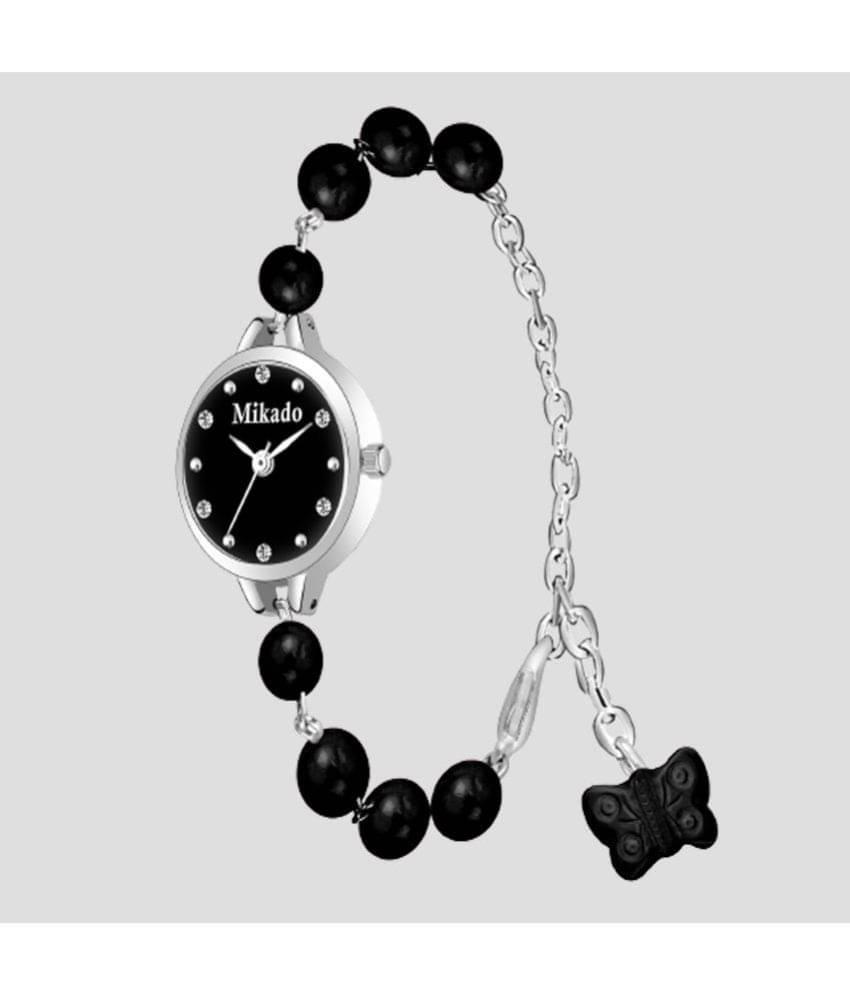     			Mikado - Black Metal Analog Womens Watch