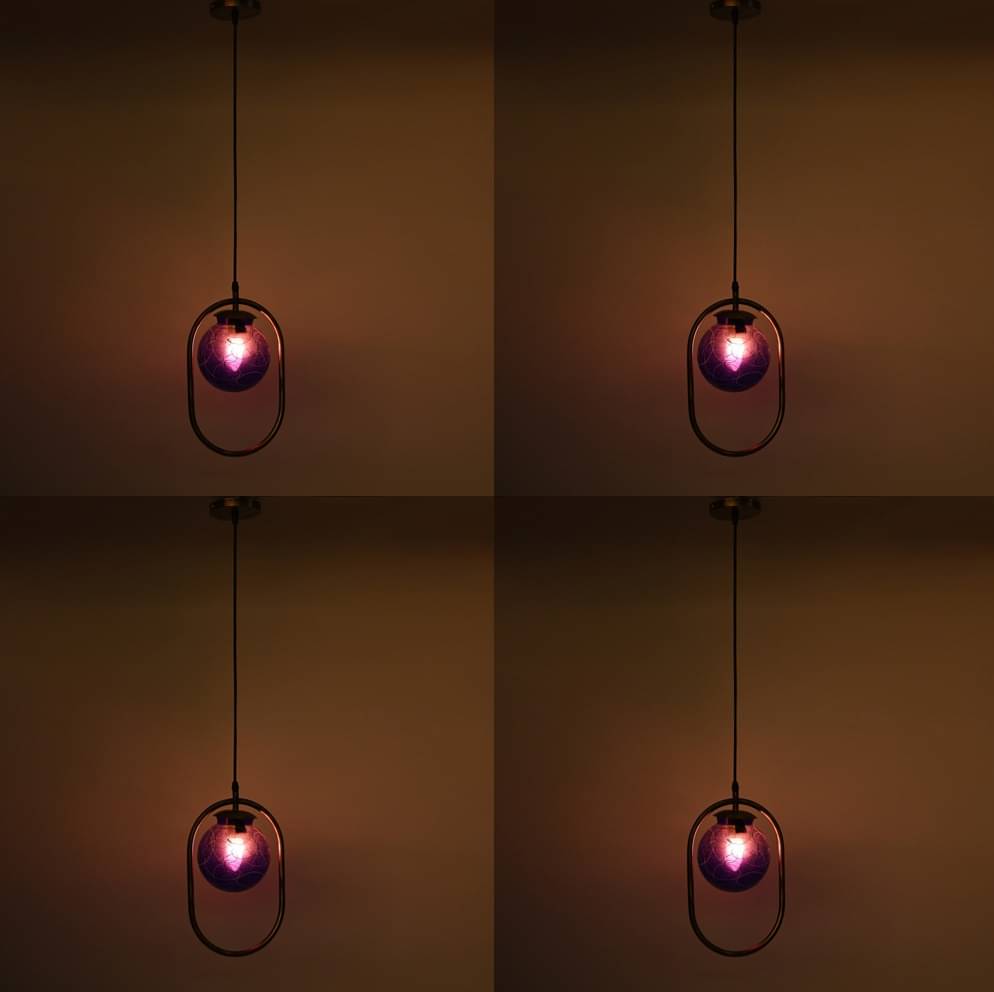 Somil Glass Ceiling Light Pendant Multi - Pack of 4 Somil Glass Ceiling Light Pendant Multi - Pack of 4