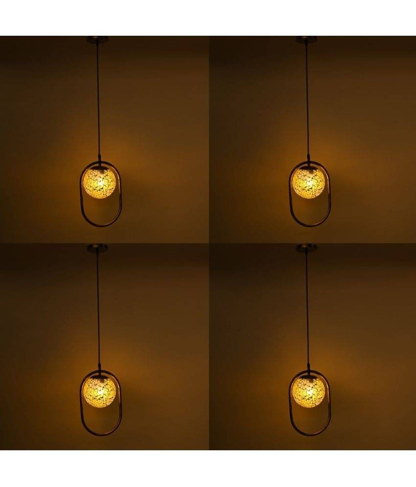 Somil Glass Ceiling Light Pendant Multi - Pack of 4 Somil Glass Ceiling Light Pendant Multi - Pack of 4