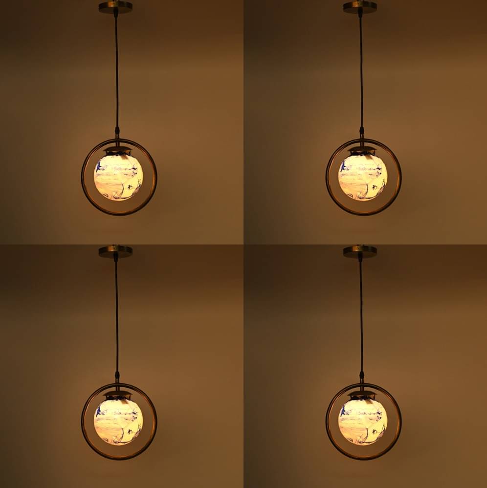     			Somil Glass Ceiling Light Pendant Multi - Pack of 4