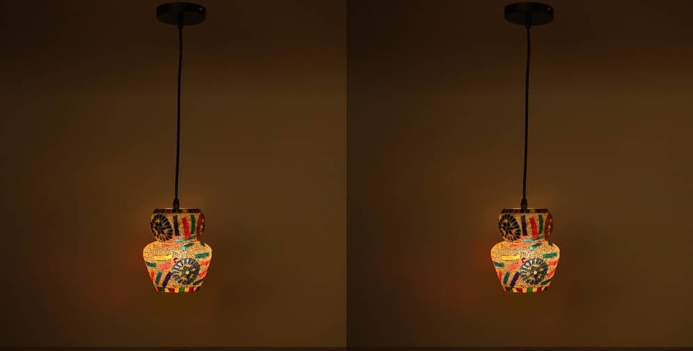     			Somil Glass Ceiling Light Pendant Multi - Pack of 2