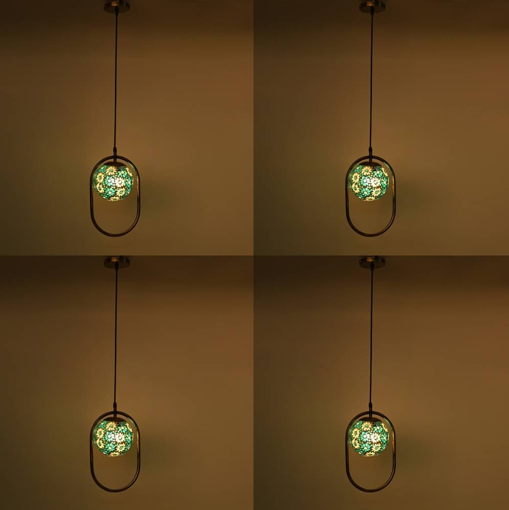 Somil Glass Ceiling Light Pendant Multi - Pack of 4 Somil Glass Ceiling Light Pendant Multi - Pack of 4