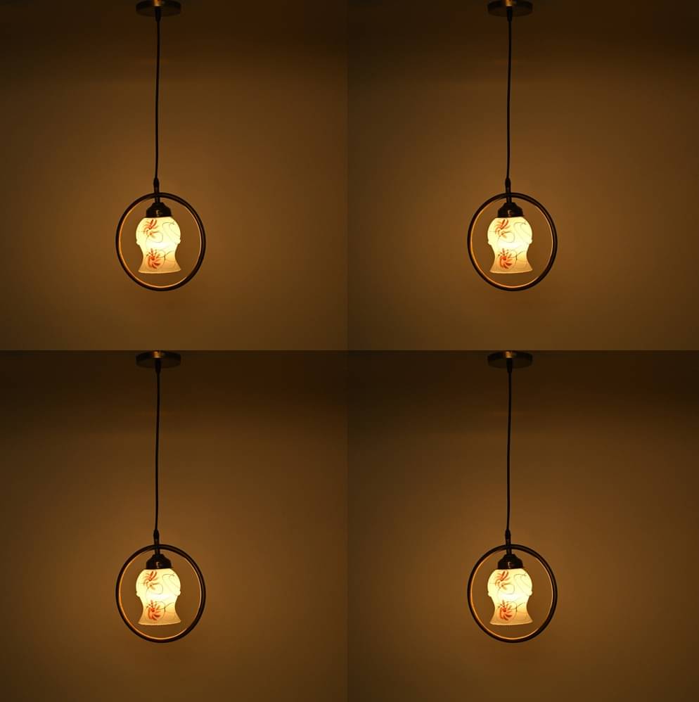 Somil Glass Ceiling Light Pendant Multi - Pack of 4 Somil Glass Ceiling Light Pendant Multi - Pack of 4