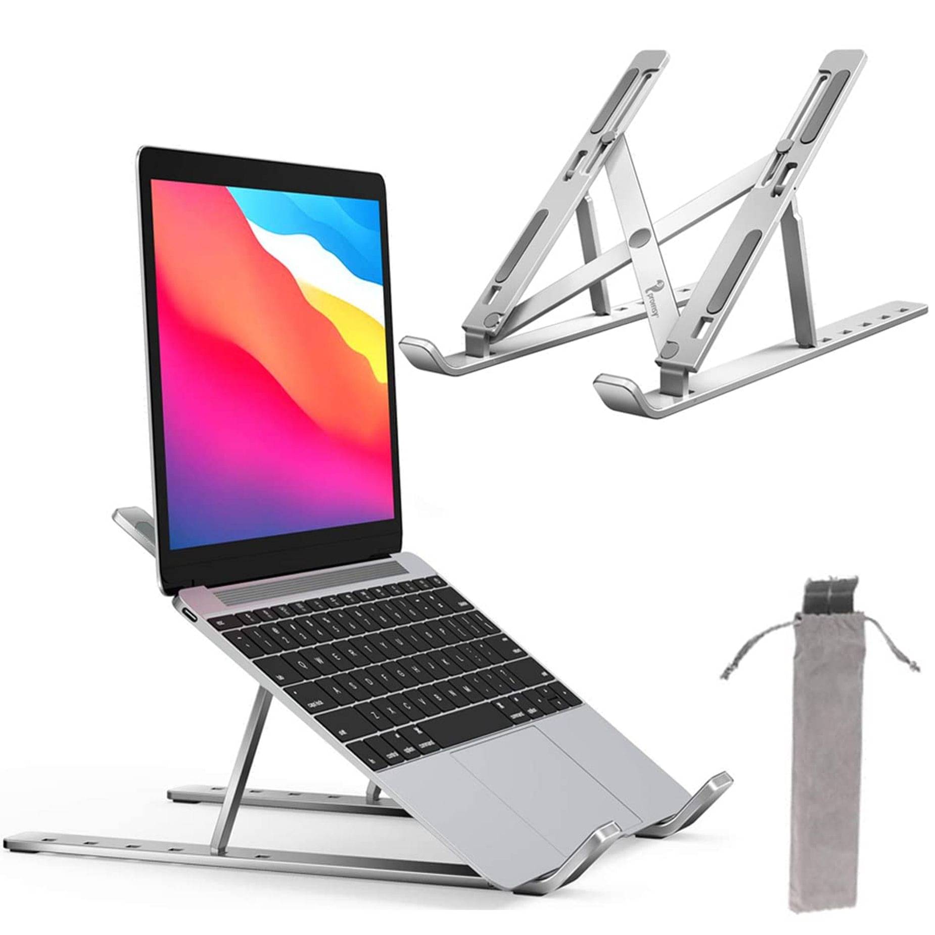     			THRIFTKART Laptop Table For Upto 43.18 cm (17) Silver