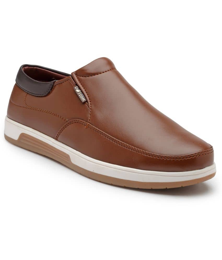 Action - Brown Men's Slip-on Shoes - Casual Shoes | Buy online on ZillyBuy