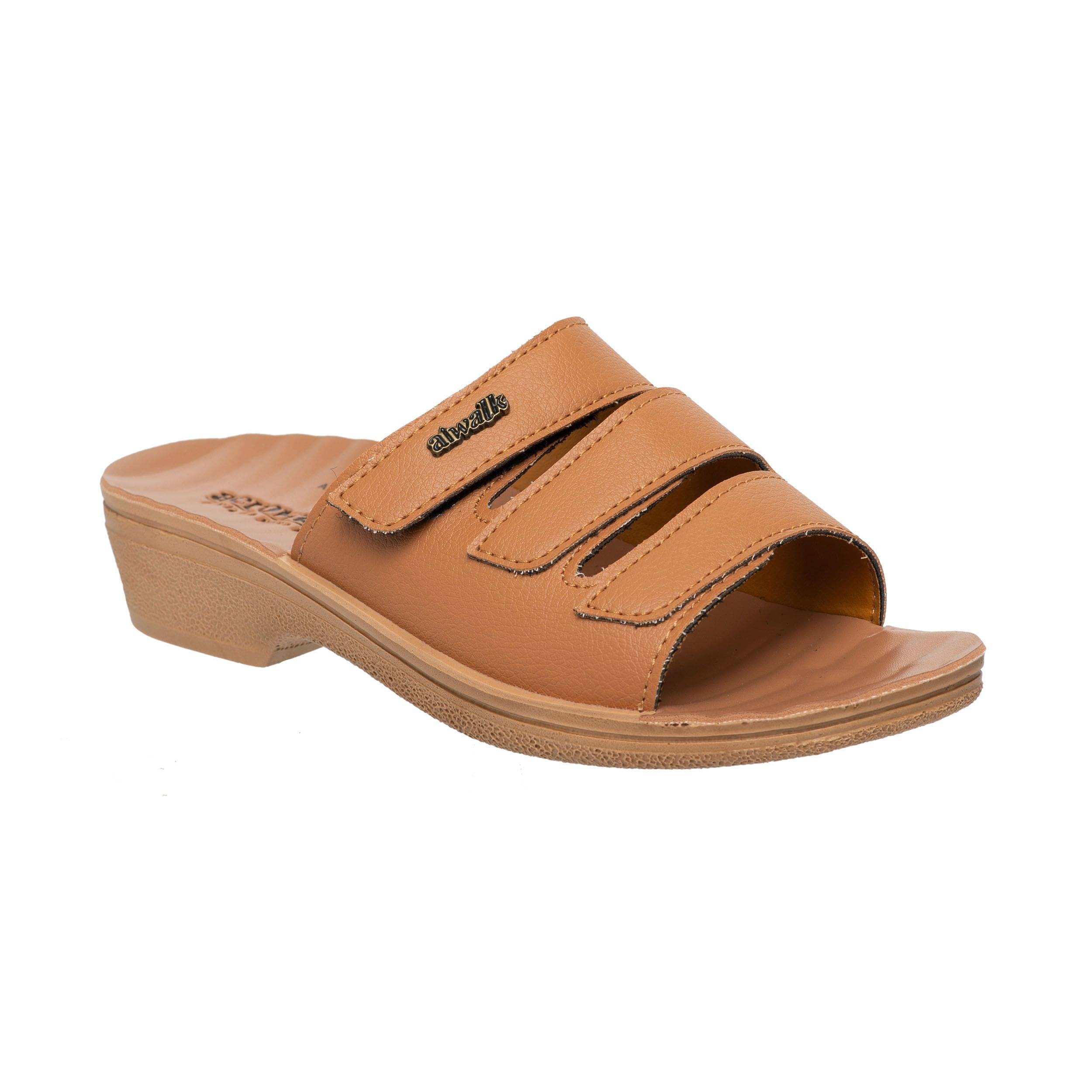 Aerowalk - Camel Women's Slip On Heels     			Aerowalk - Camel Women's Slip On Heels