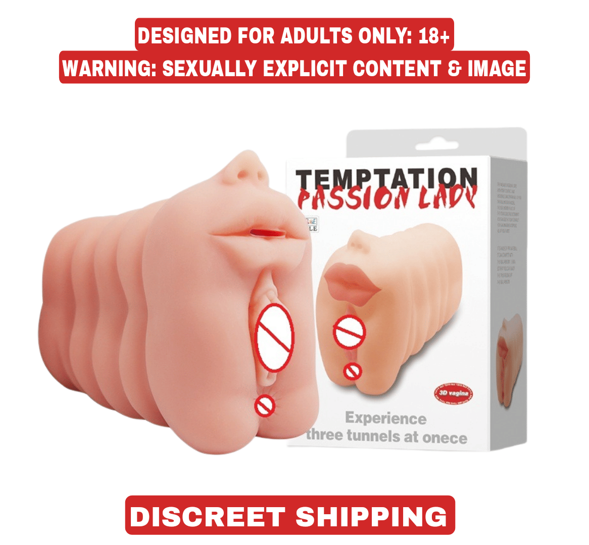 BAILE PREMIUM QUALITY 3 IN 1 VAGINA ANAL MOUTH POCKET PUSSY MALE MASTURBATOR SEX DOLL BY KAMAHOUSE