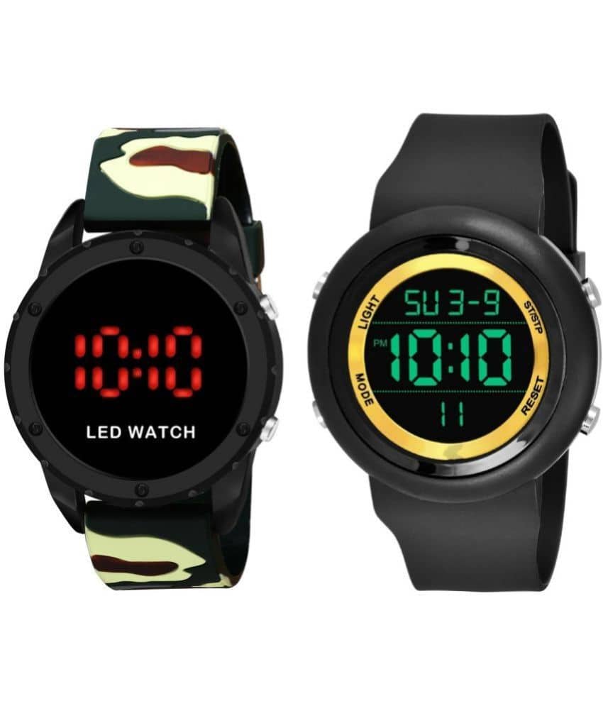 DECLASSE - Digital Watch Watches Combo For Men and Boys ( Pack of 2 )