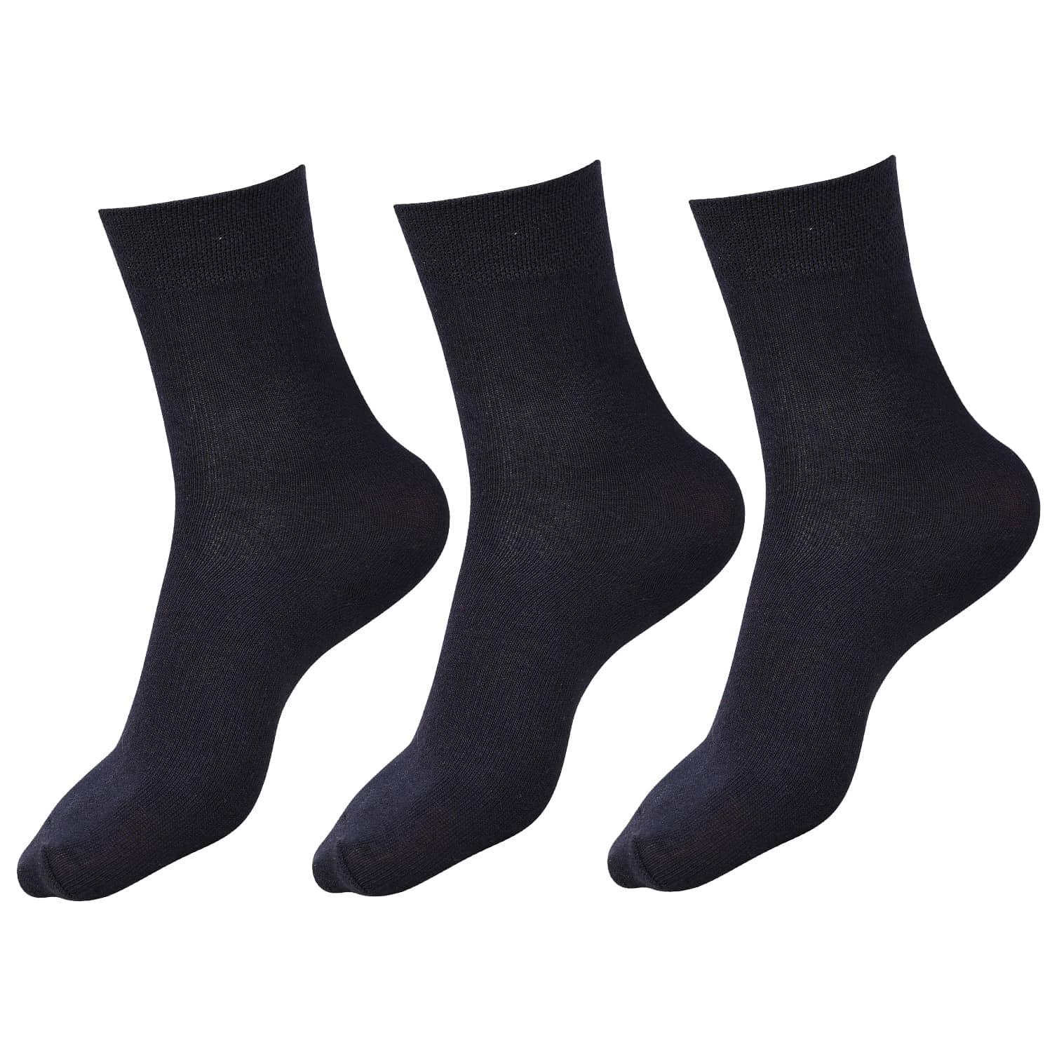 Dollar - Black Cotton Boy's School Socks ( Pack of 3 ) - Socks | Buy online on ZillyBuy