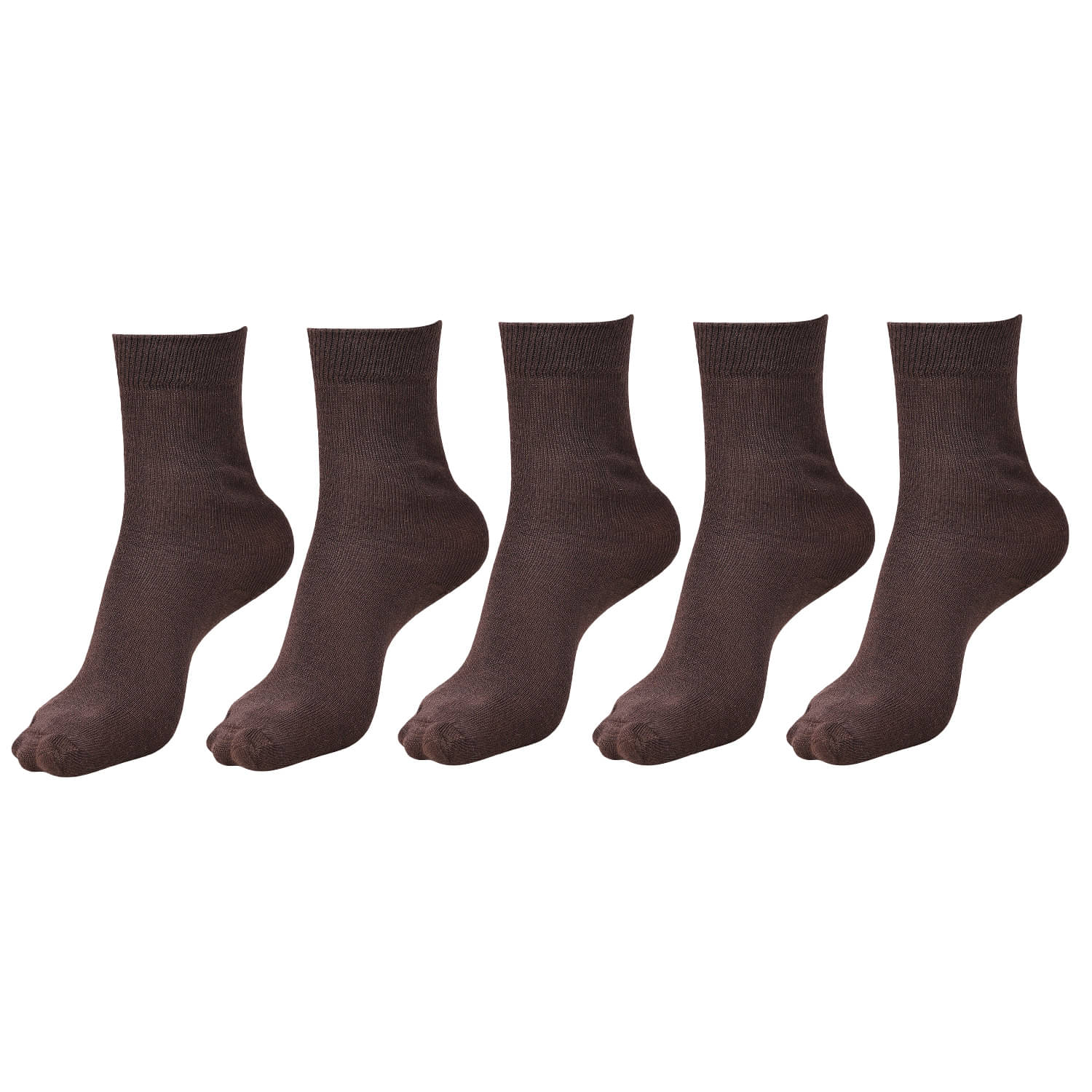 Dollar - Brown Cotton Boy's School Socks ( Pack of 5 ) Dollar - Brown Cotton Boy's School Socks ( Pack of 5 )
