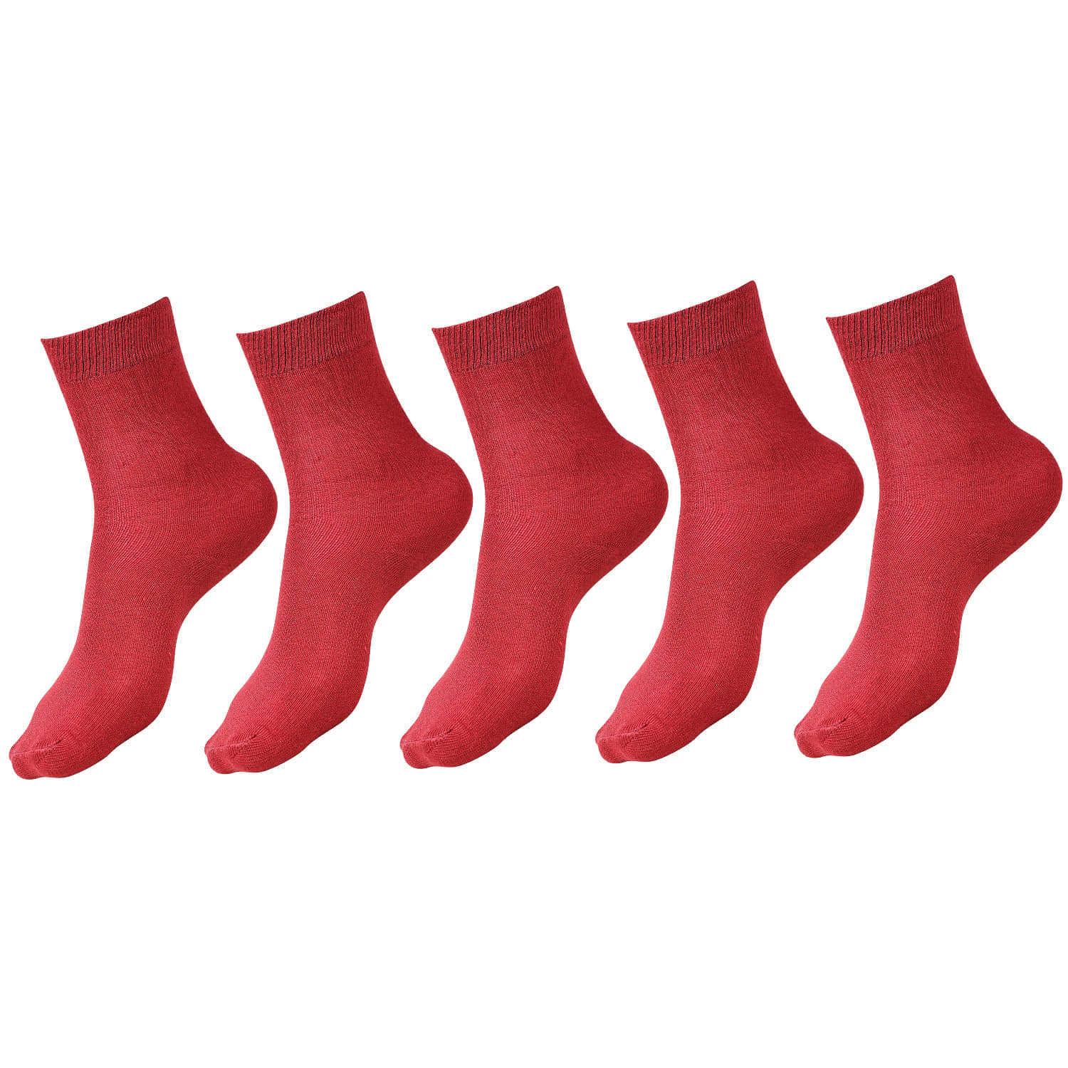 Dollar - Maroon Cotton Boy's School Socks ( Pack of 5 ) - Socks | Buy online on ZillyBuy