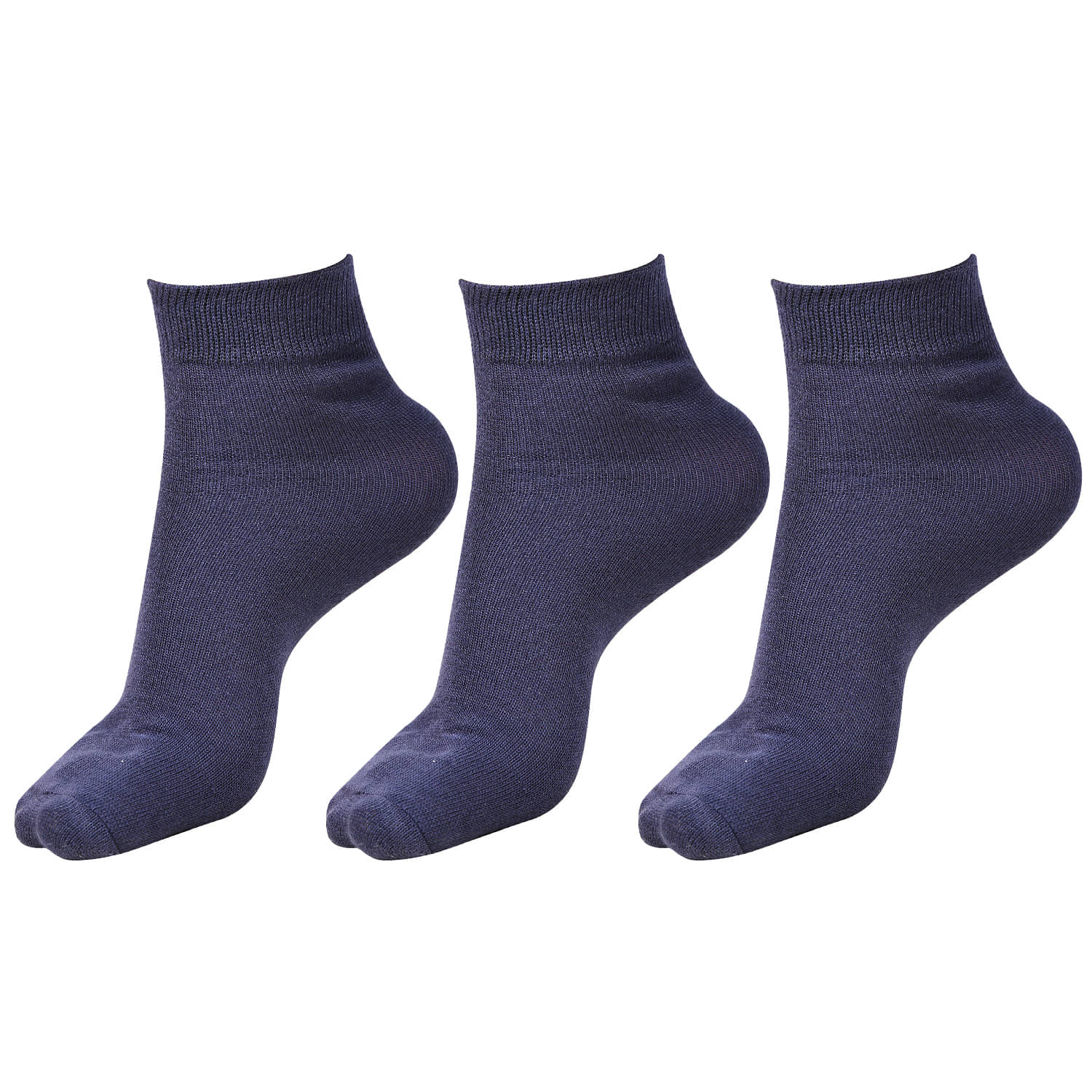 Dollar - Navy Cotton Boy's Ankle Length Socks ( Pack of 3 ) - Socks | Buy online on ZillyBuy