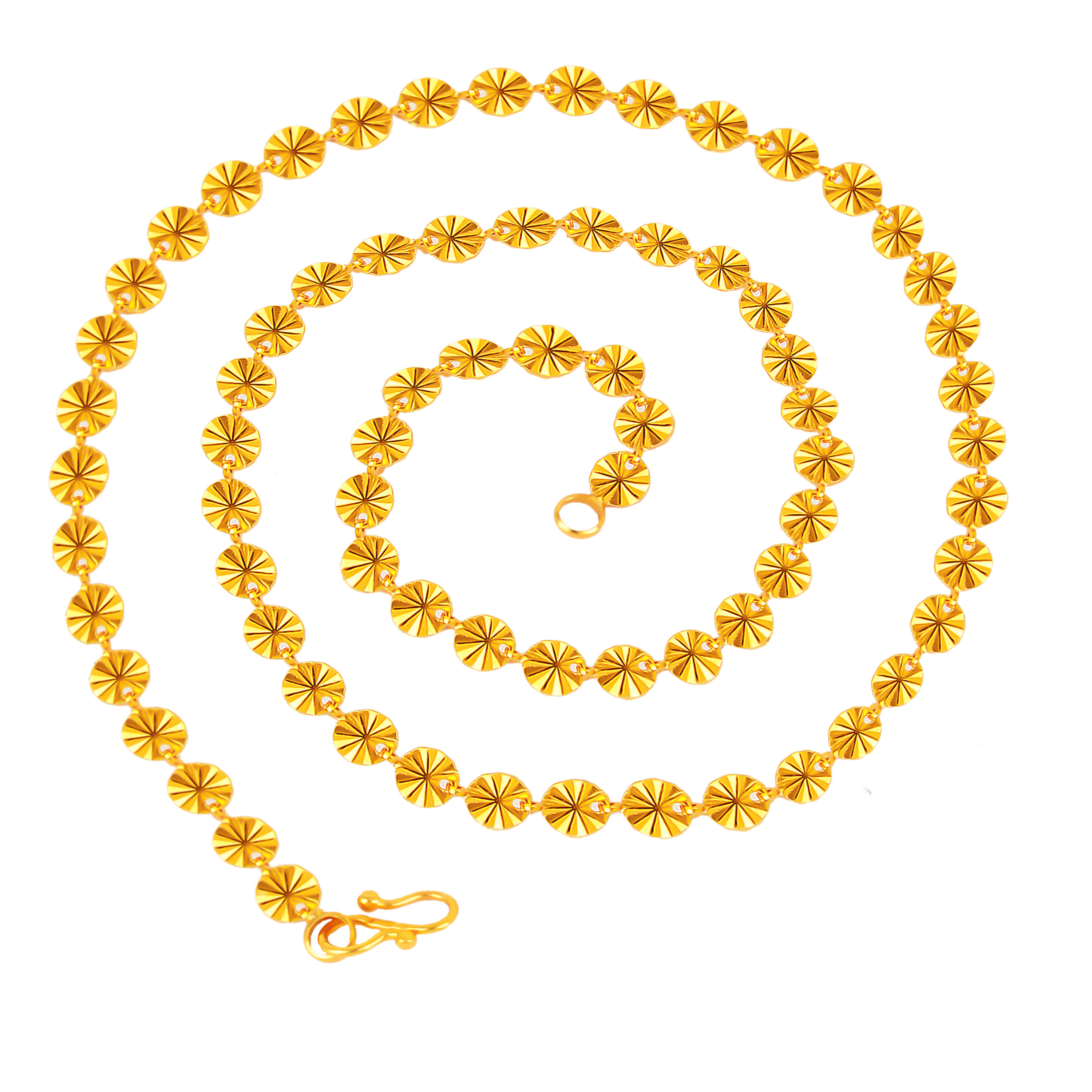 FASHION FRILL Gold Plated Chain ( Set of 1 )