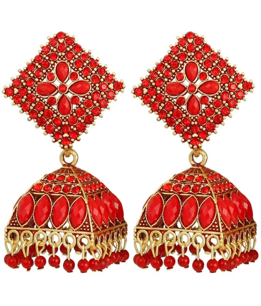 FASHION FRILL Multicolor Jhumki Earrings ( Pack of 1 ) - Earrings | Buy online on ZillyBuy