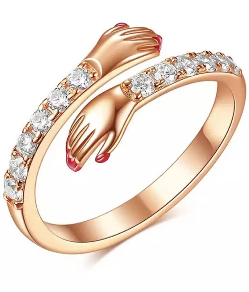FASHION FRILL - Rose Gold Rings ( Pack of 1 )