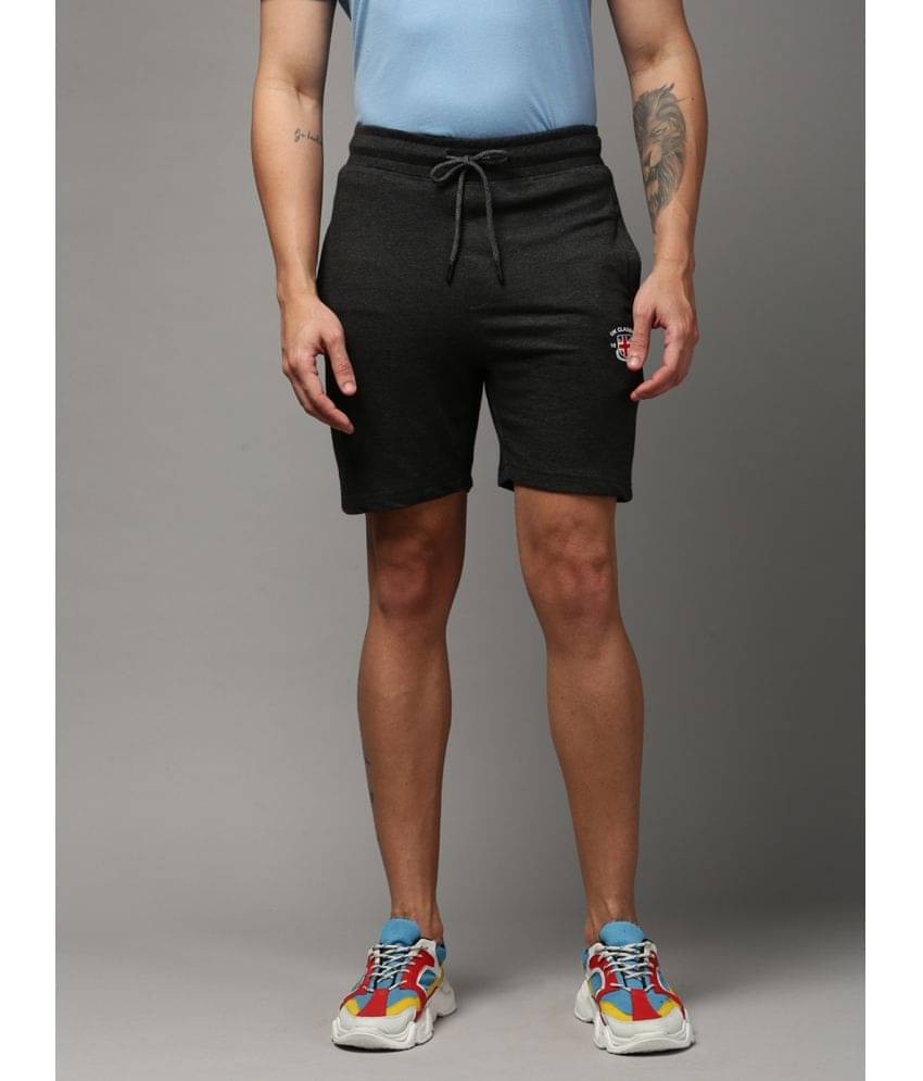ONN - Charcoal Cotton Men's Shorts ( Pack of 1 ) ONN - Charcoal Cotton Men's Shorts ( Pack of 1 )