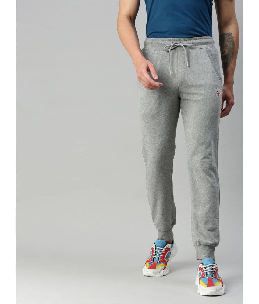ONN - Grey Melange Cotton Men's Joggers ( Pack of 1 ) ONN - Grey Melange Cotton Men's Joggers ( Pack of 1 )