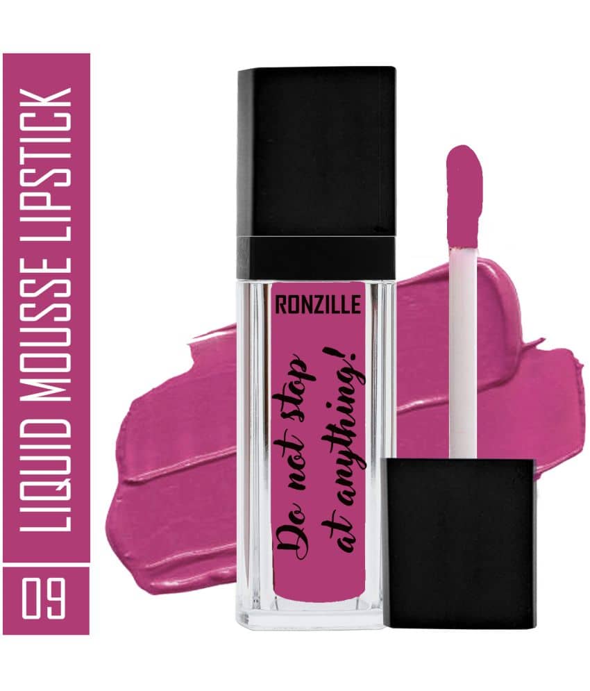 Ronzille - Fuchsia Pink Matte Lipstick 10