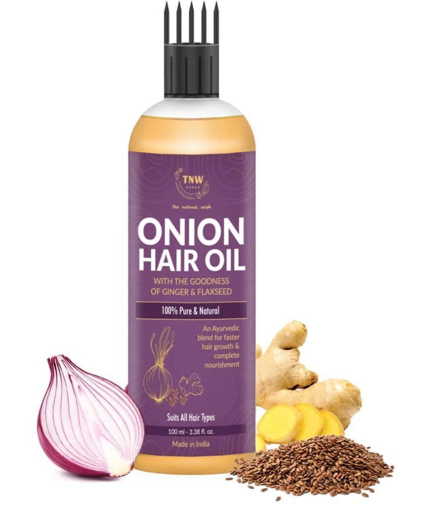 TNW - The Natural Wash Onion Hair Oil | For Strong & Healthy Hair | Suitable for All Hair Types