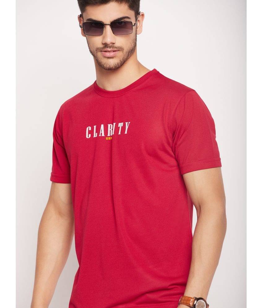     			UBX Pack of 1 Cotton Blend Regular Fit Men's T-Shirt ( Red )