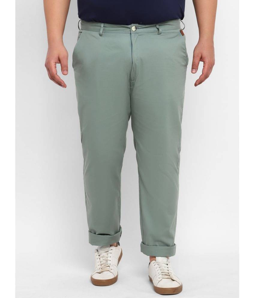     			Urbano Plus Green Regular Chinos ( Pack of 1 )