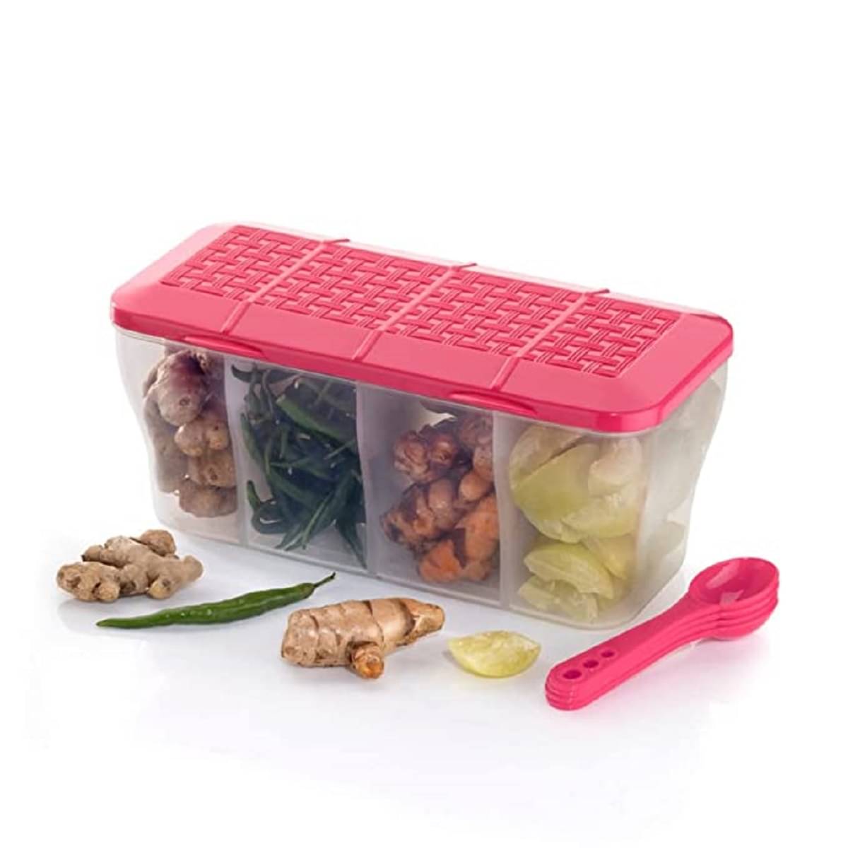     			iview kitchenware - Masala/Food/Pickle PET Pink Spice Container ( Set of 1 )