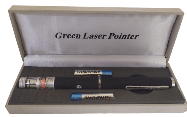     			914 YESKART-500mW Green Laser Pointer Party Pen Disco Light 5 Mile powered by 2 x AAA Cell