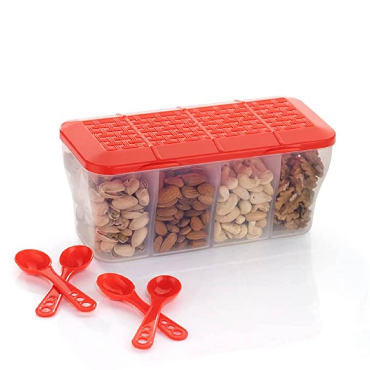     			Analog kitchenware - Pickle PET Red Pickle Container ( Set of 1 )
