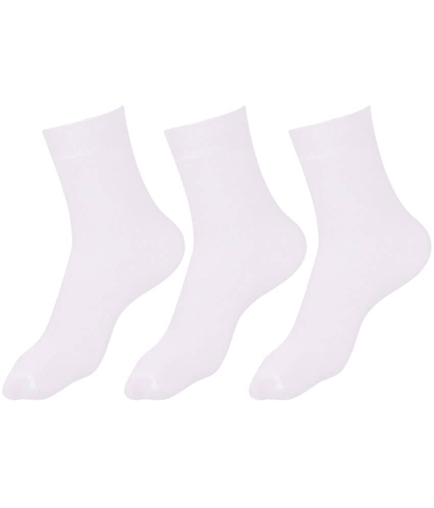 Dollar - White Cotton Boy's School Socks ( Pack of 3 ) - Socks | Buy online on ZillyBuy