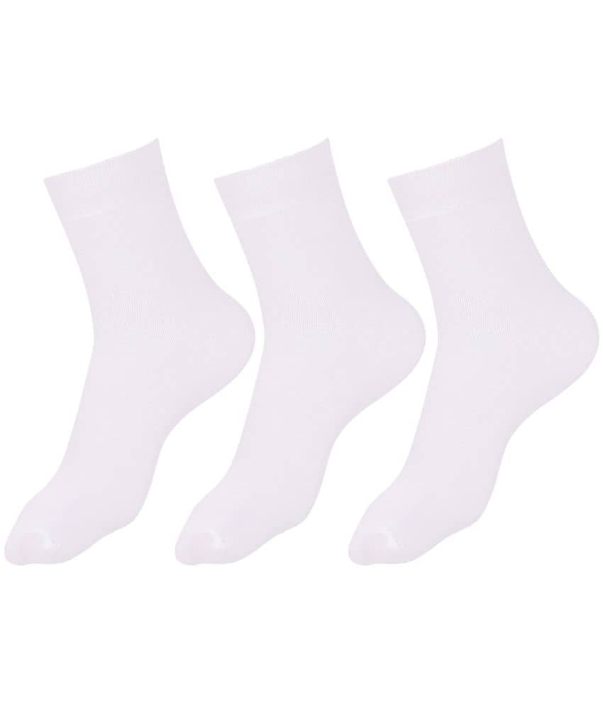 Dollar - White Cotton Boy's School Socks ( Pack of 3 ) - Socks | Buy online on ZillyBuy