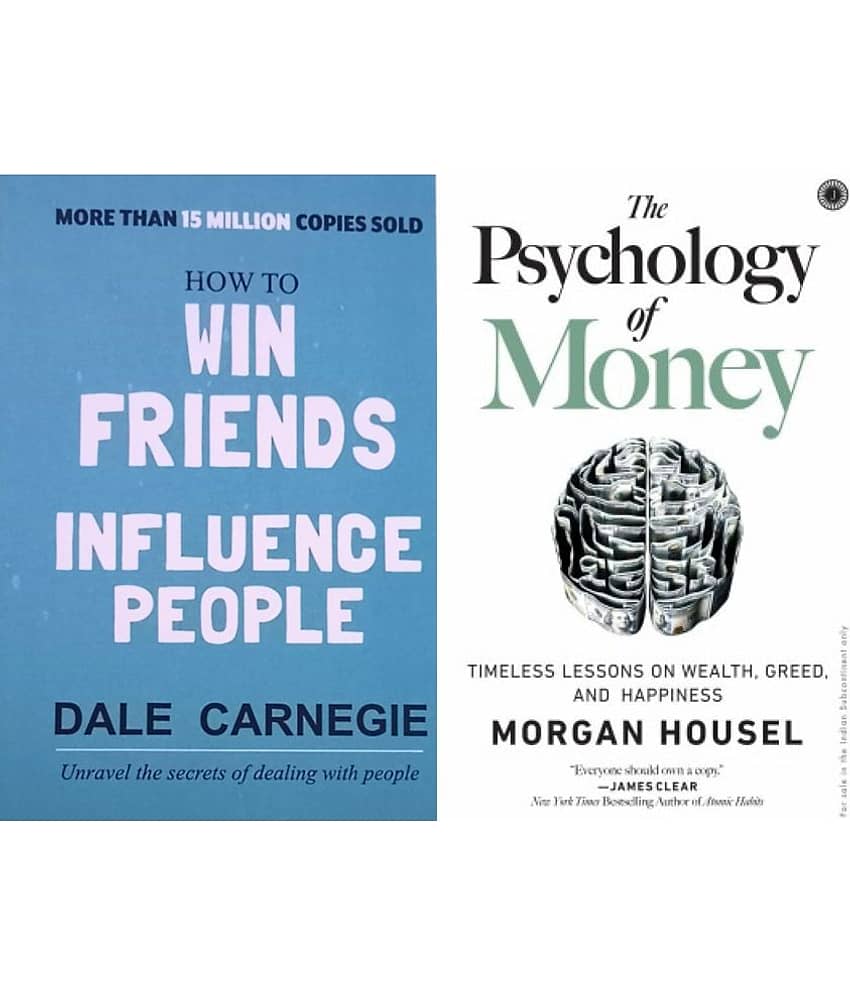 How to win friends and people + Psychology of Money (English, Paperback) - Stationery | Buy online on ZillyBuy