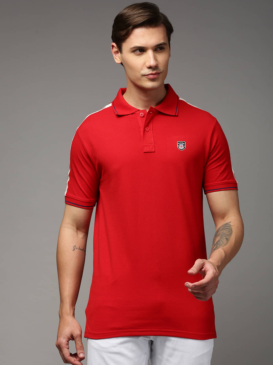 ONN - Red Cotton Regular Fit Men's Polo T Shirt ( Pack of 1 ) ONN - Red Cotton Regular Fit Men's Polo T Shirt ( Pack of 1 )