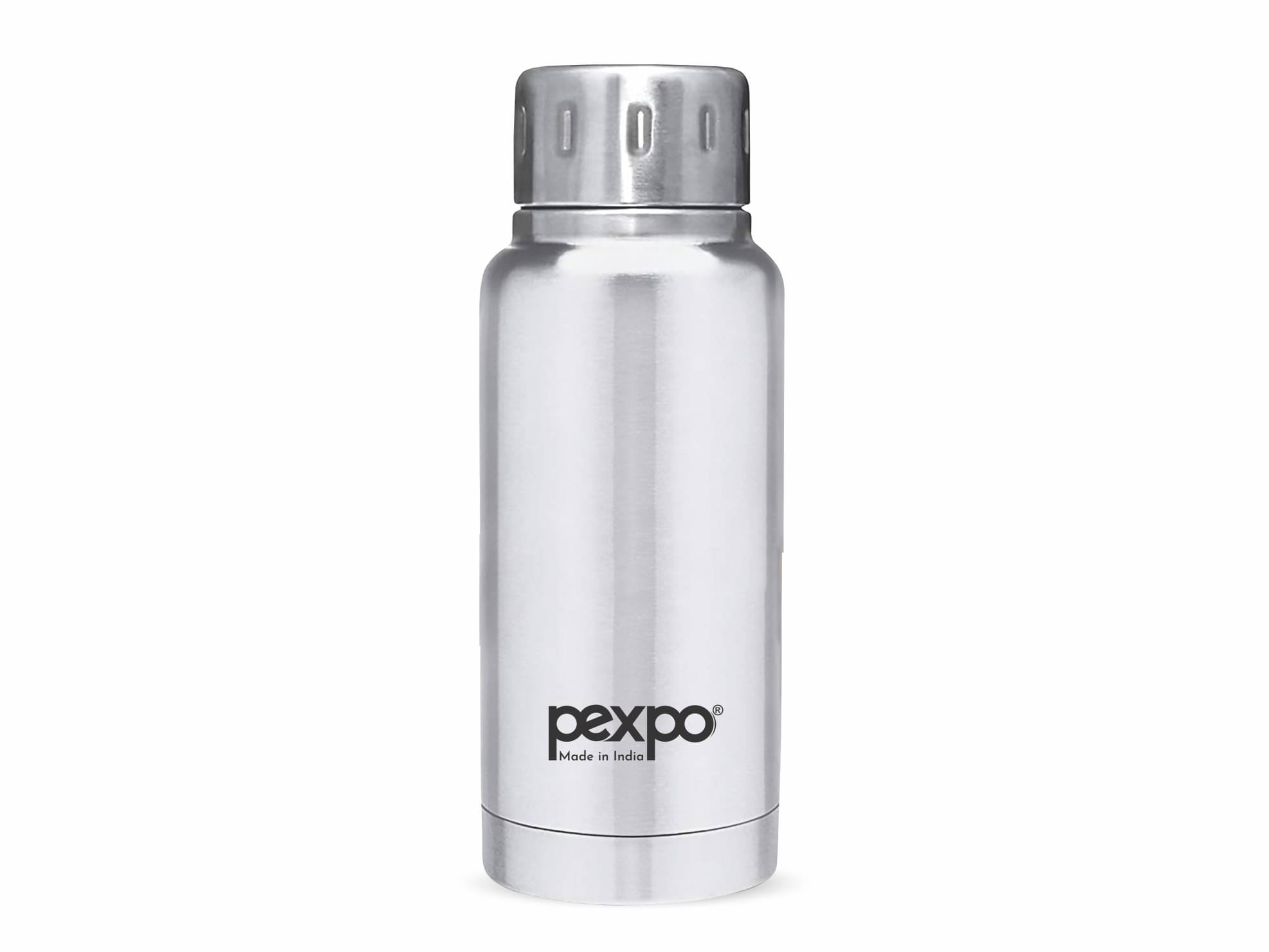     			Pexpo 300ml 24 Hrs Hot and Cold Flask, Cameo Vacuum insulated Bottle (Pack of 1, Silver )