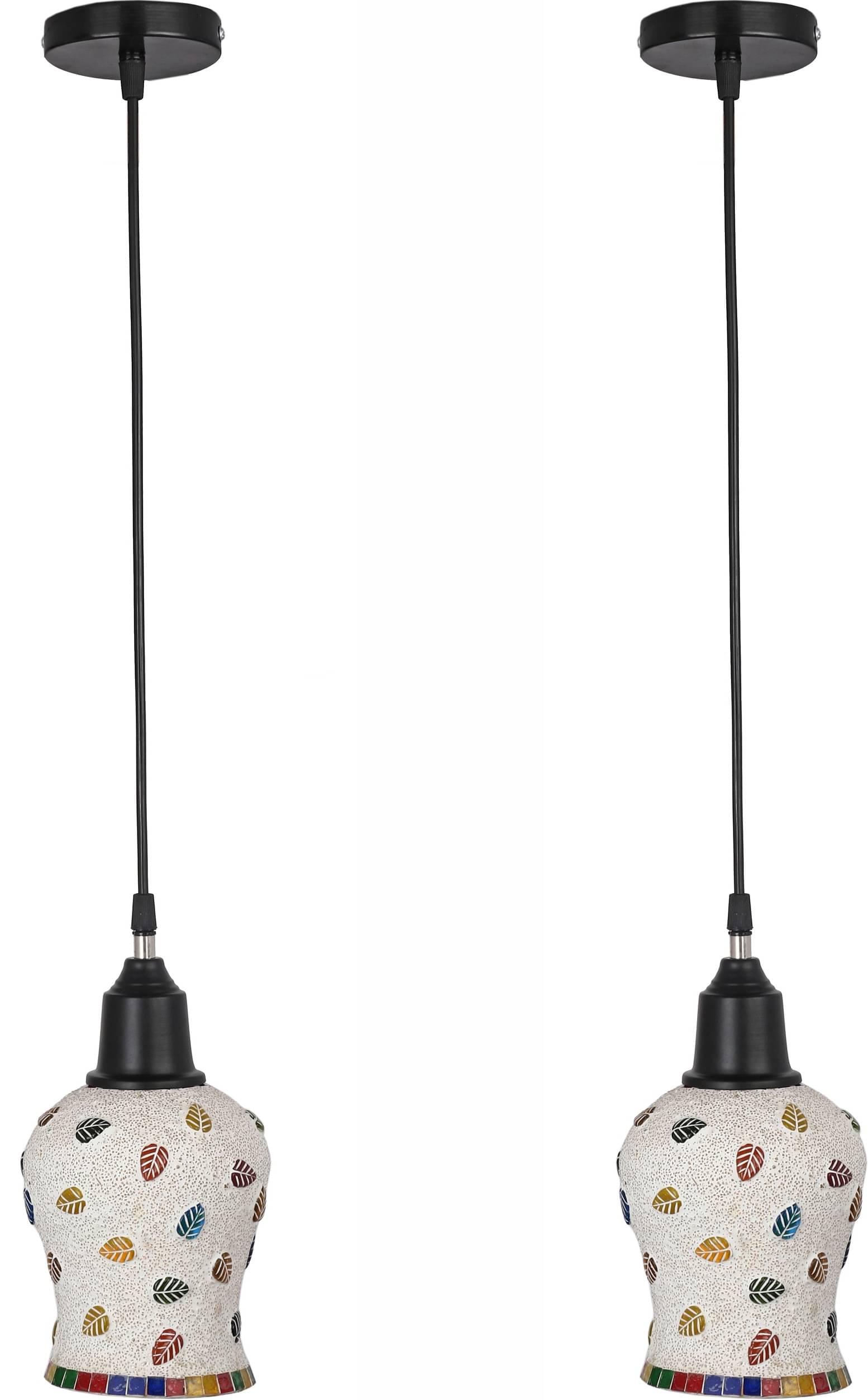     			Somil Glass Ceiling Light Pendant Multi - Pack of 2