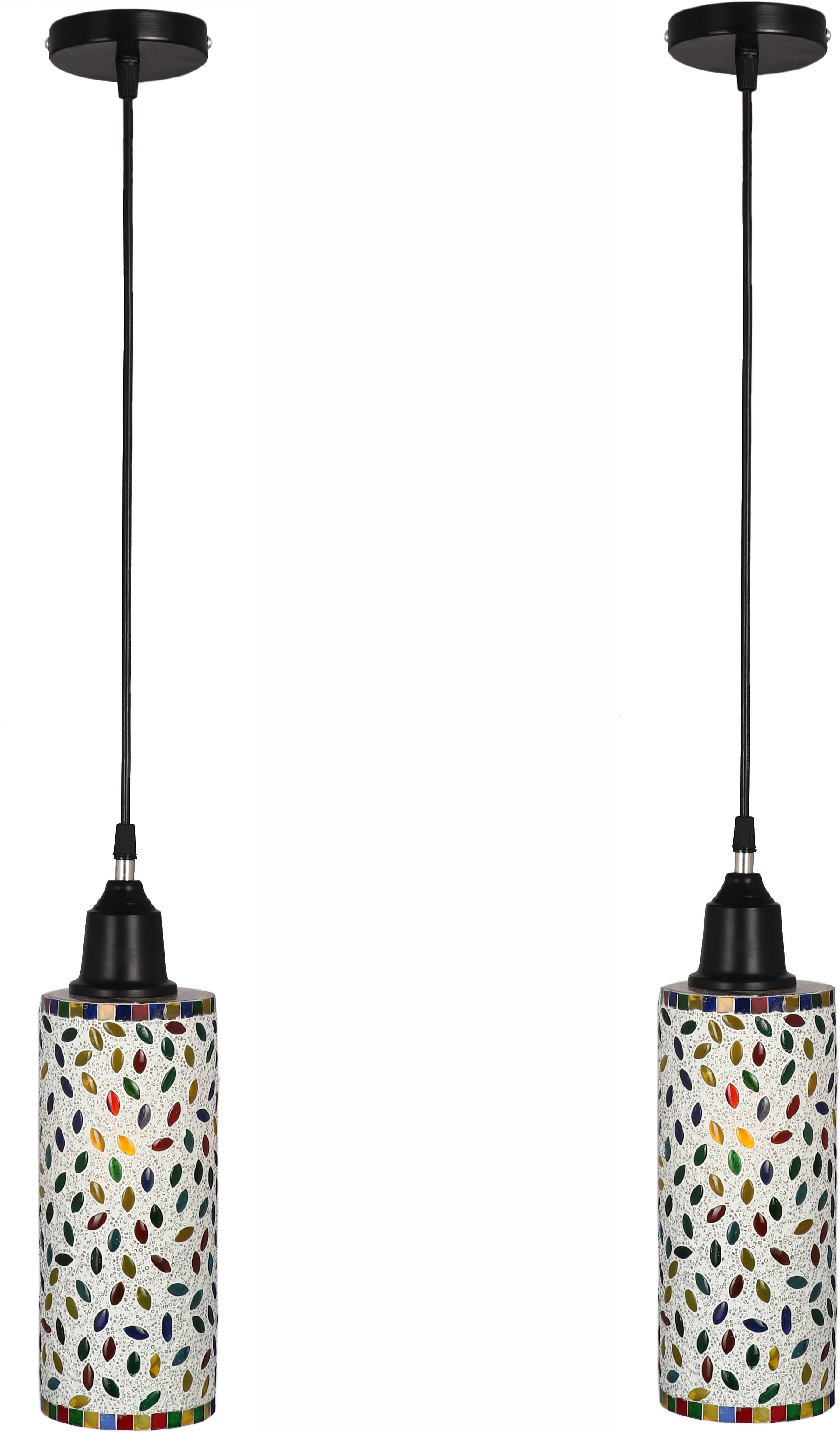 Somil Glass Ceiling Light Pendant Multi - Pack of 2 Somil Glass Ceiling Light Pendant Multi - Pack of 2