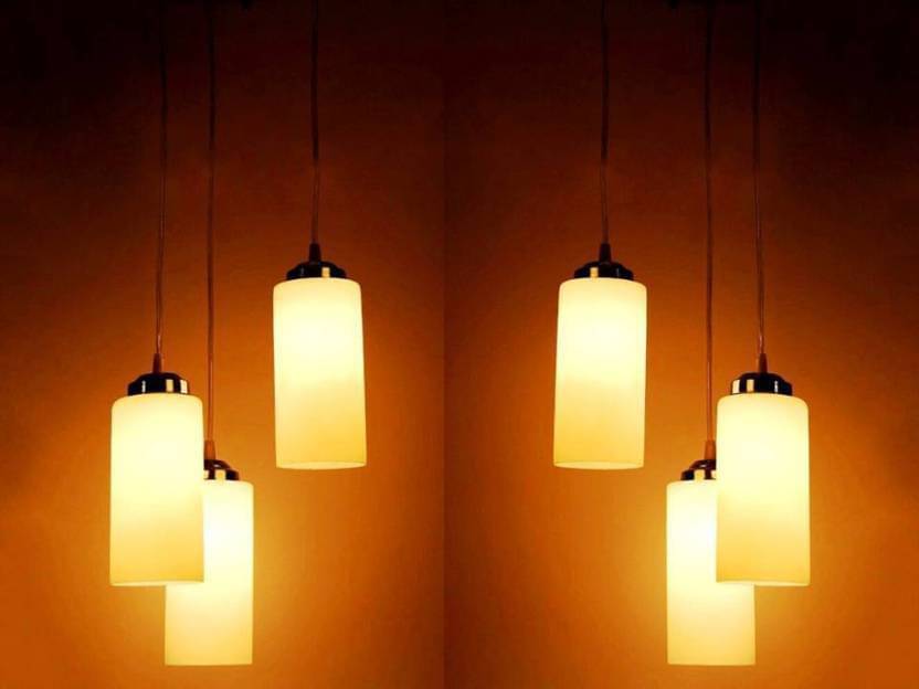 Somil Glass Ceiling Light Pendant White - Pack of 6 Somil Glass Ceiling Light Pendant White - Pack of 6