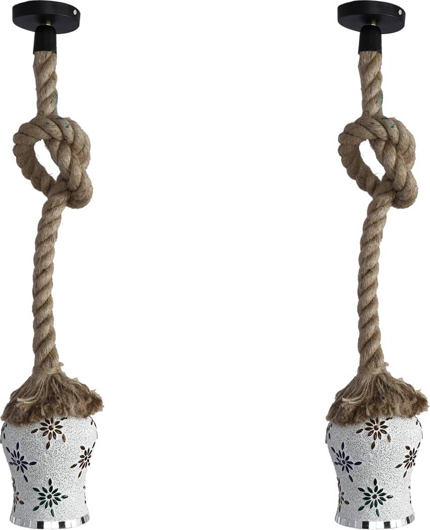 Somil Glass Ceiling Light Pendant Multi - Pack of 2     			Somil Glass Ceiling Light Pendant Multi - Pack of 2