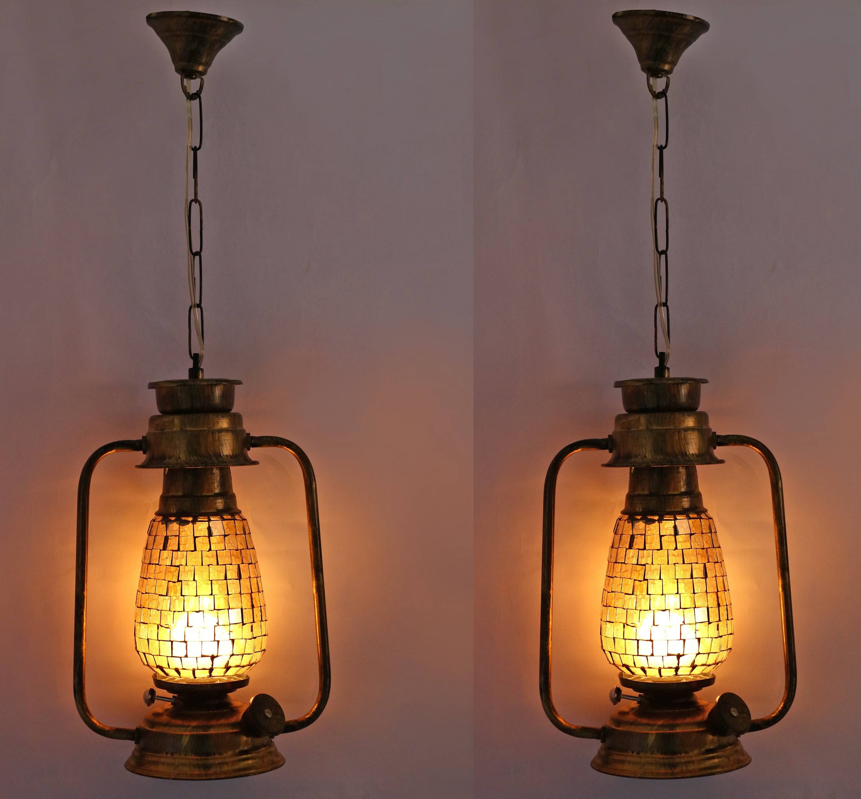Somil Glass Ceiling Light Pendant Multi - Pack of 2 Somil Glass Ceiling Light Pendant Multi - Pack of 2