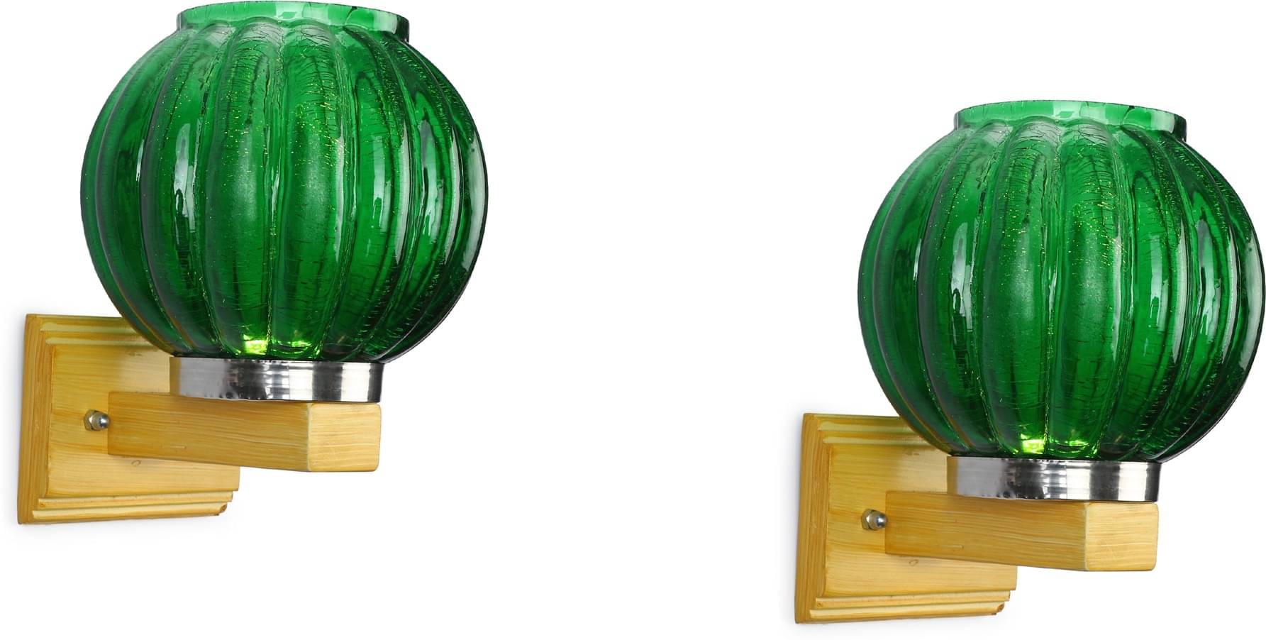 Somil - Green Wallchiere ( Pack of 2 ) Somil - Green Wallchiere ( Pack of 2 )