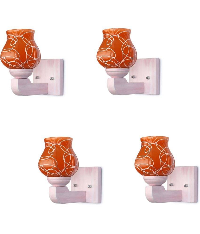     			Somil - Red Wallchiere ( Pack of 4 )