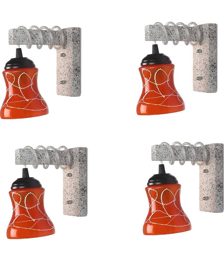     			Somil - Red Wallchiere ( Pack of 4 )