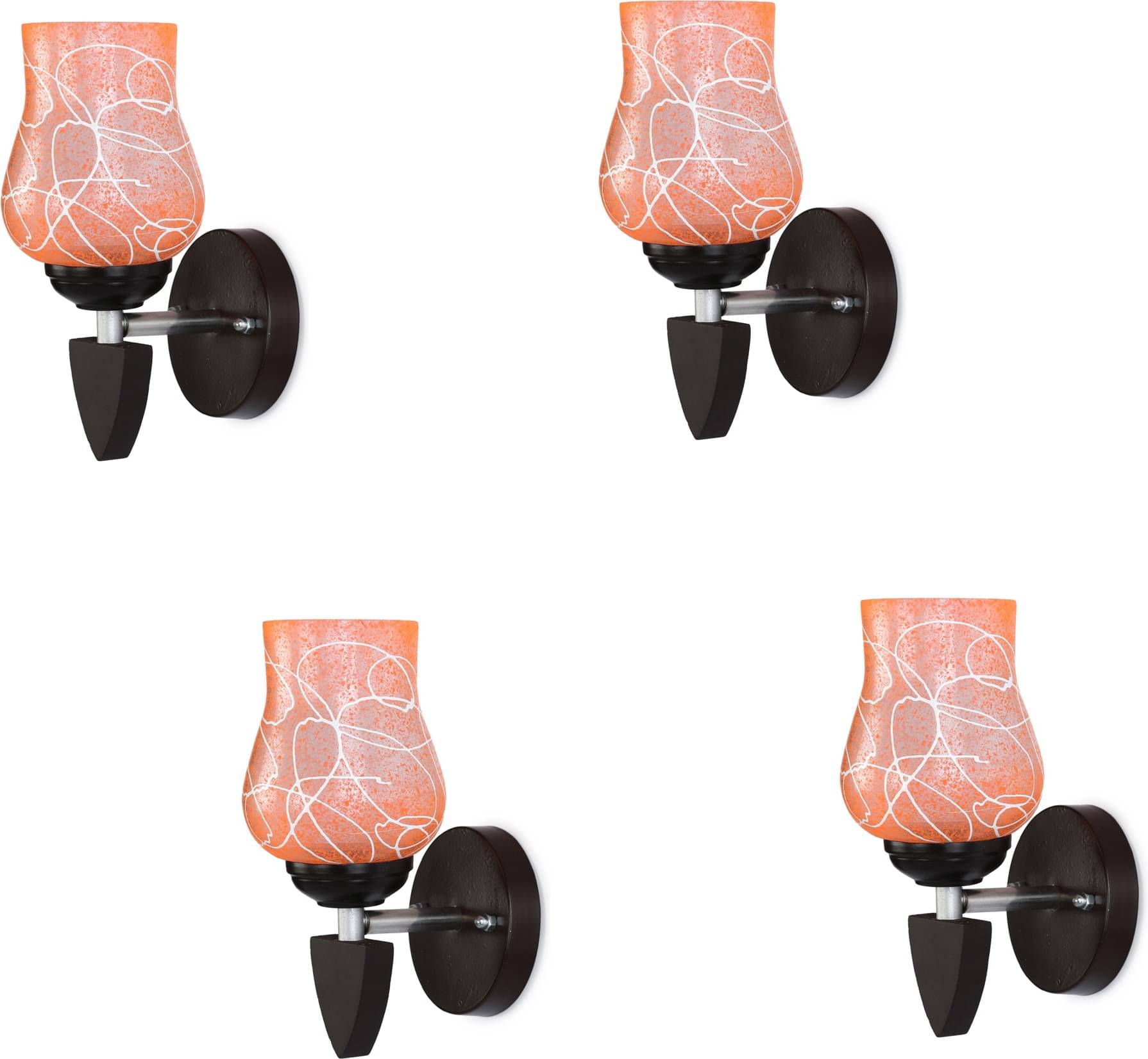     			Somil - Red Wallchiere ( Pack of 4 )