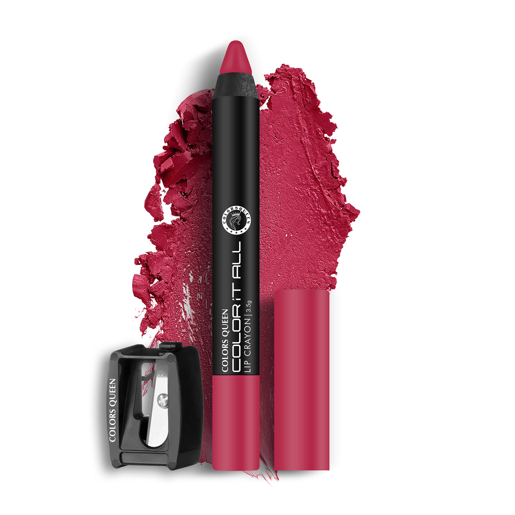     			Colors Queen Color It All Non Transfer Matte Lip Crayon 3.5g, Make It Happen (Shade - 10)