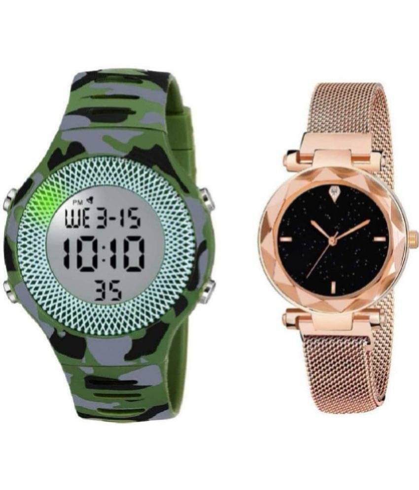     			Cosmic - Multicolor PU Analog Men's Watch