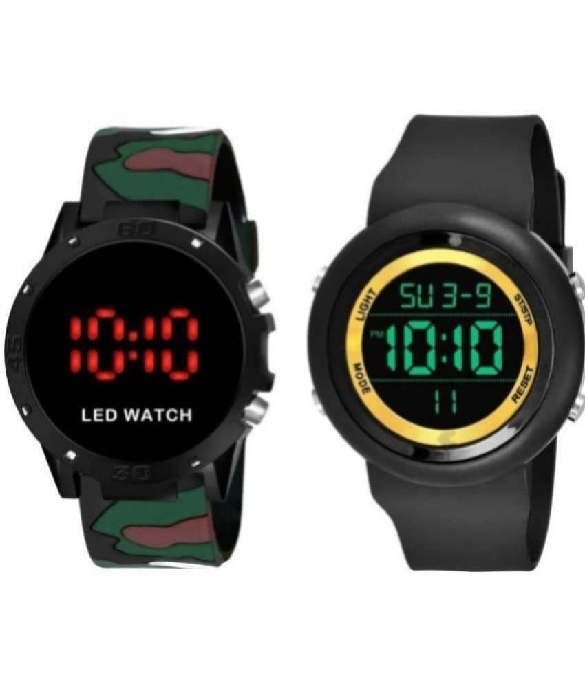 DECLASSE - Digital Watch Watches Combo For Men and Boys ( Pack of 2 )