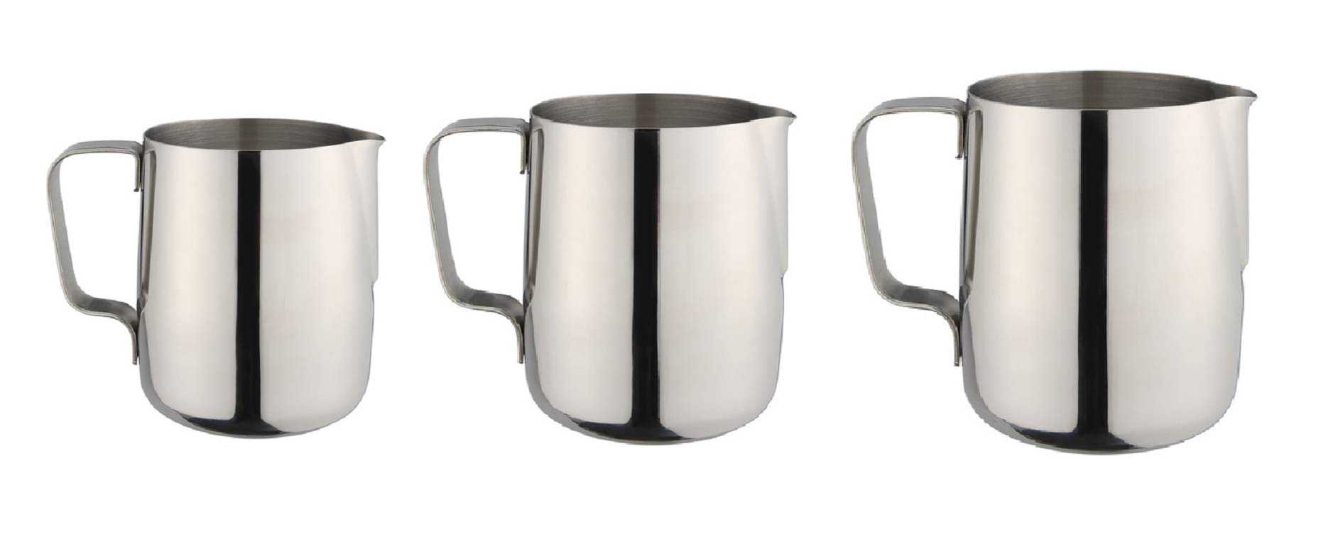     			Dynore 3 Milk Jug Stainless Steel Pitchers 1200 mL