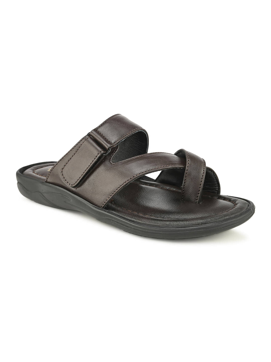 Fashion Victim - Brown Men's Leather Slipper