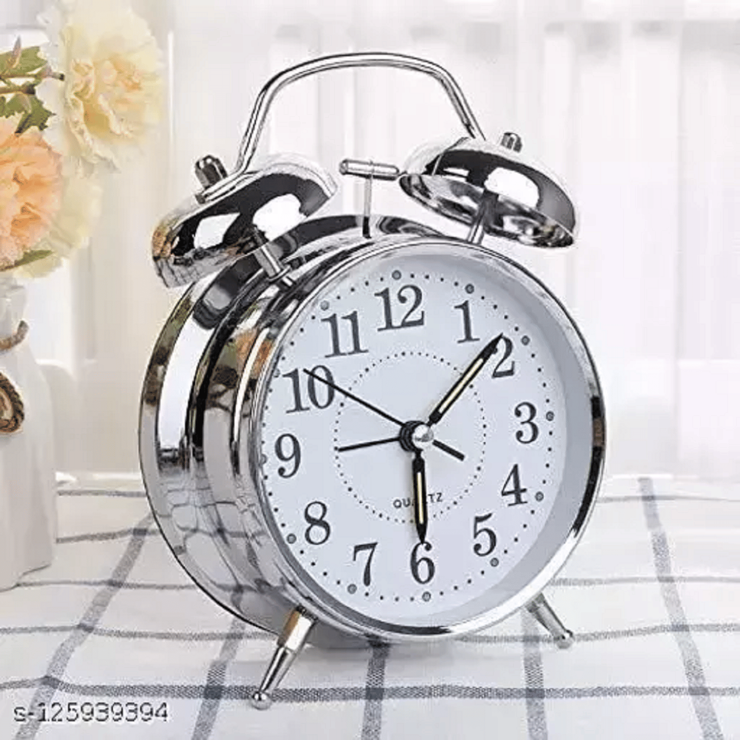    			GVL Analog Metal Table Clock - Pack of 1