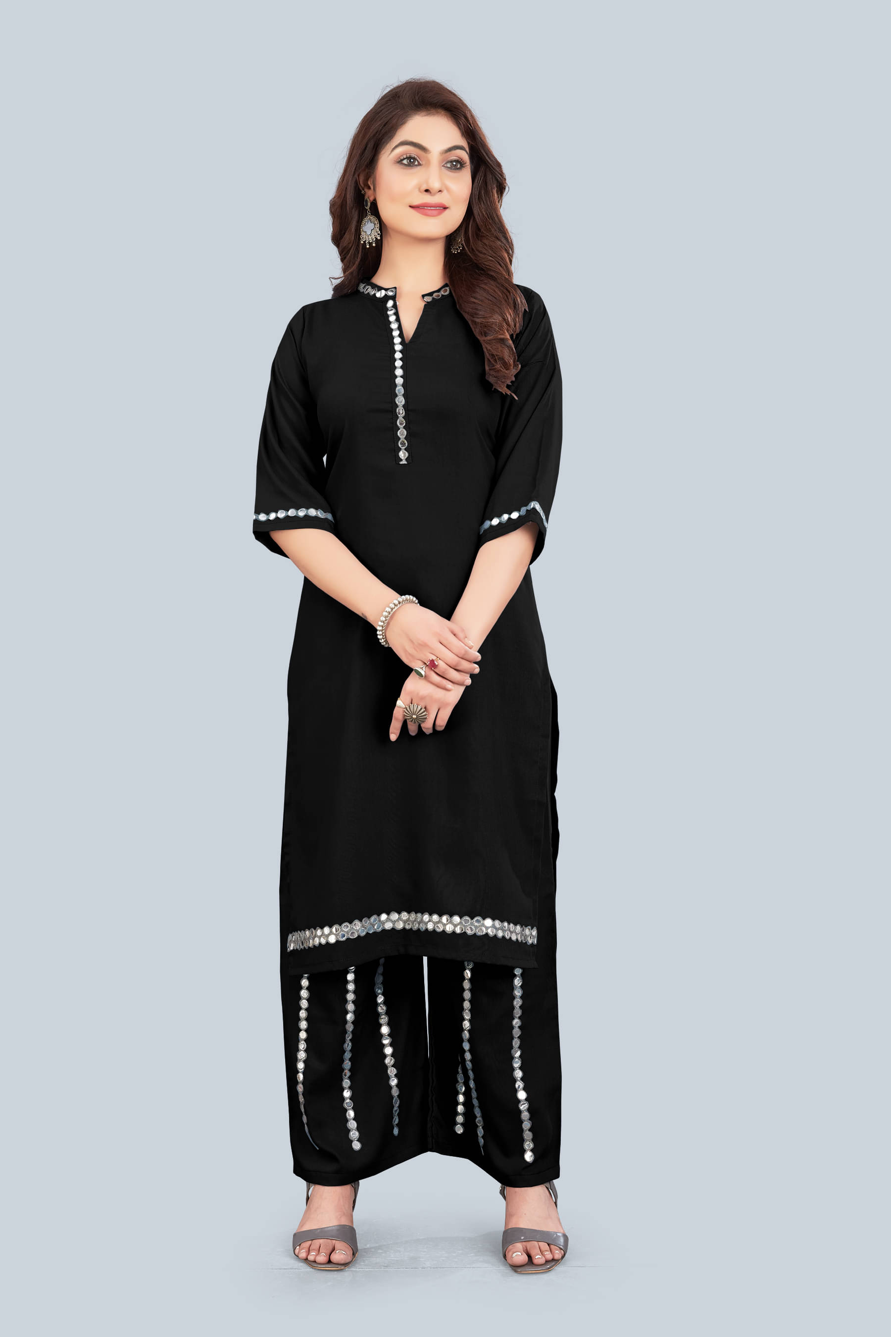 HELWIN DESIGNER - Black Straight Rayon Women's Stitched Salwar Suit ( Pack of 1 ) HELWIN DESIGNER - Black Straight Rayon Women's Stitched Salwar Suit ( Pack of 1 )